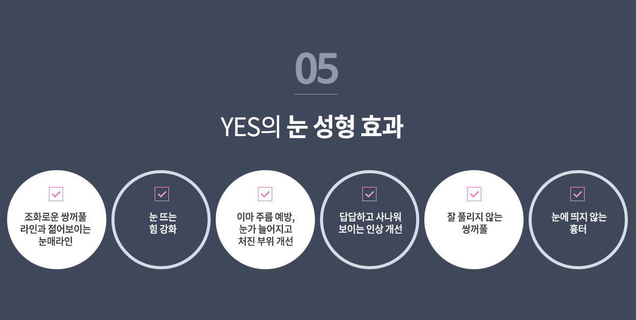 예스성형외과눈성형효과